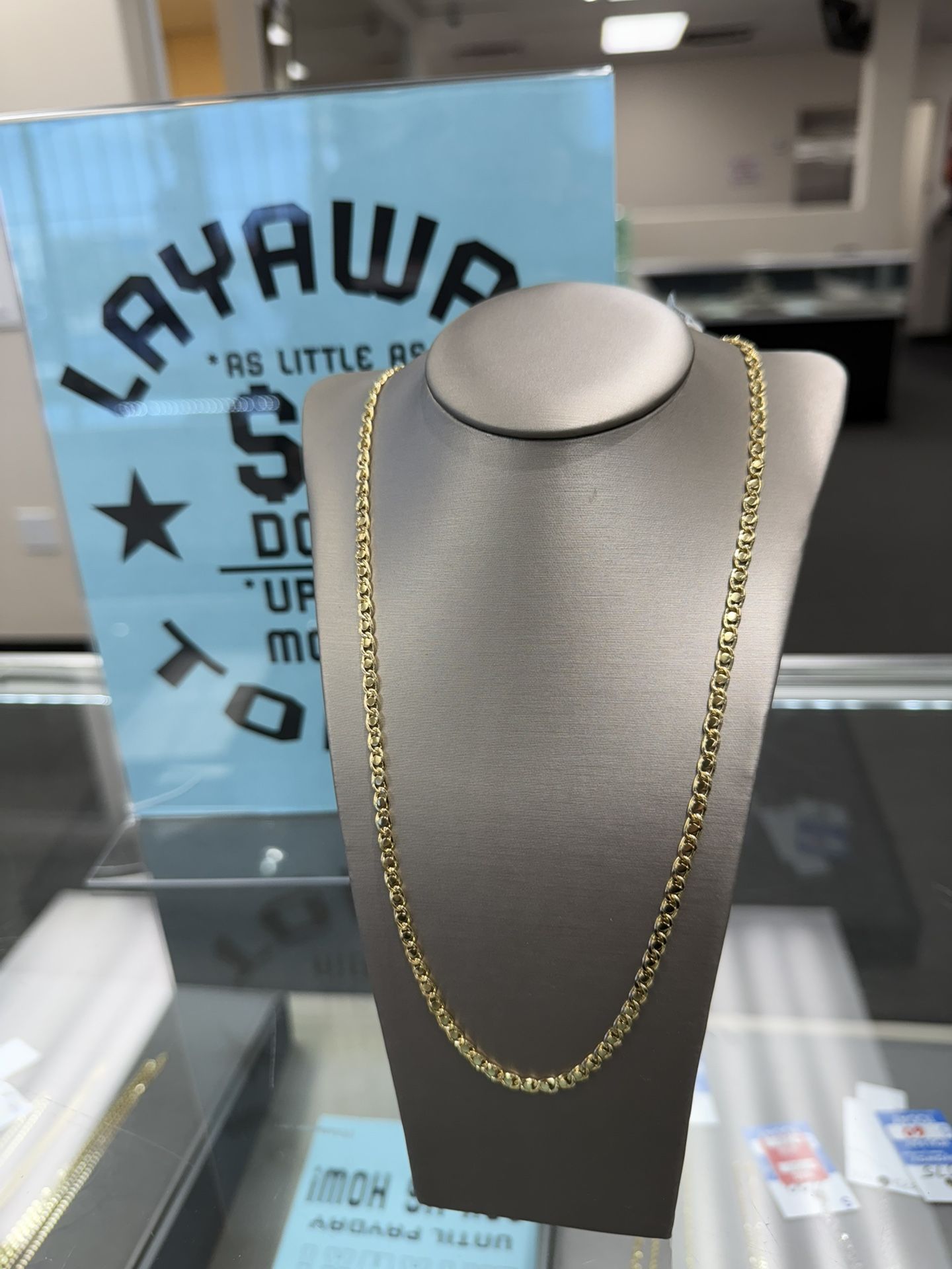 Gorgeous 18k Gold 24” Long Chain $2850
