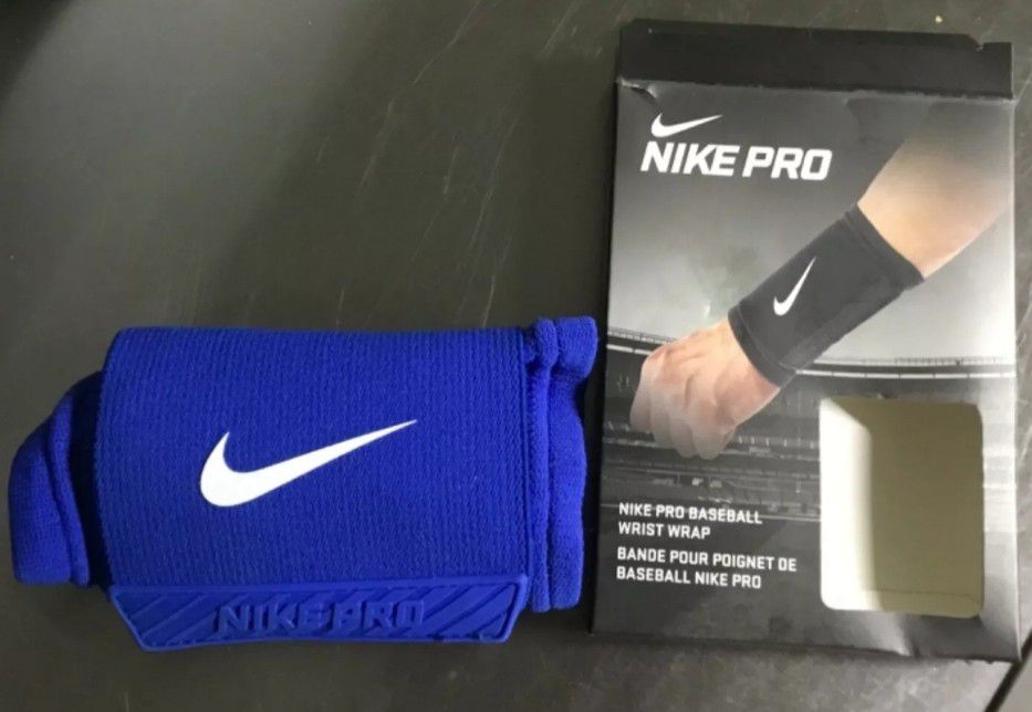 Meestal rijk zweep BRAND New Nike Pro Baseball Wrist Wrap Vapor White, Blue, Grey or Black  Available Adult One size fits Most, Wristguard for Sale in West Covina, CA  - OfferUp