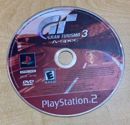 PS2 Sony PalyStation 2 GT Gran Turismo 3 A-Spec Racing Video Game - DISC ONLY