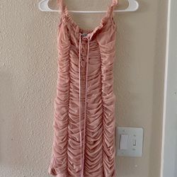 Pink Lace Dress