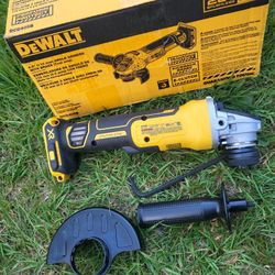 DEWALT

20V MAX XR Cordless Brushless 4.5 in. Slide Switch Small Angle Grinder with Kickback Brake (Tool Only

