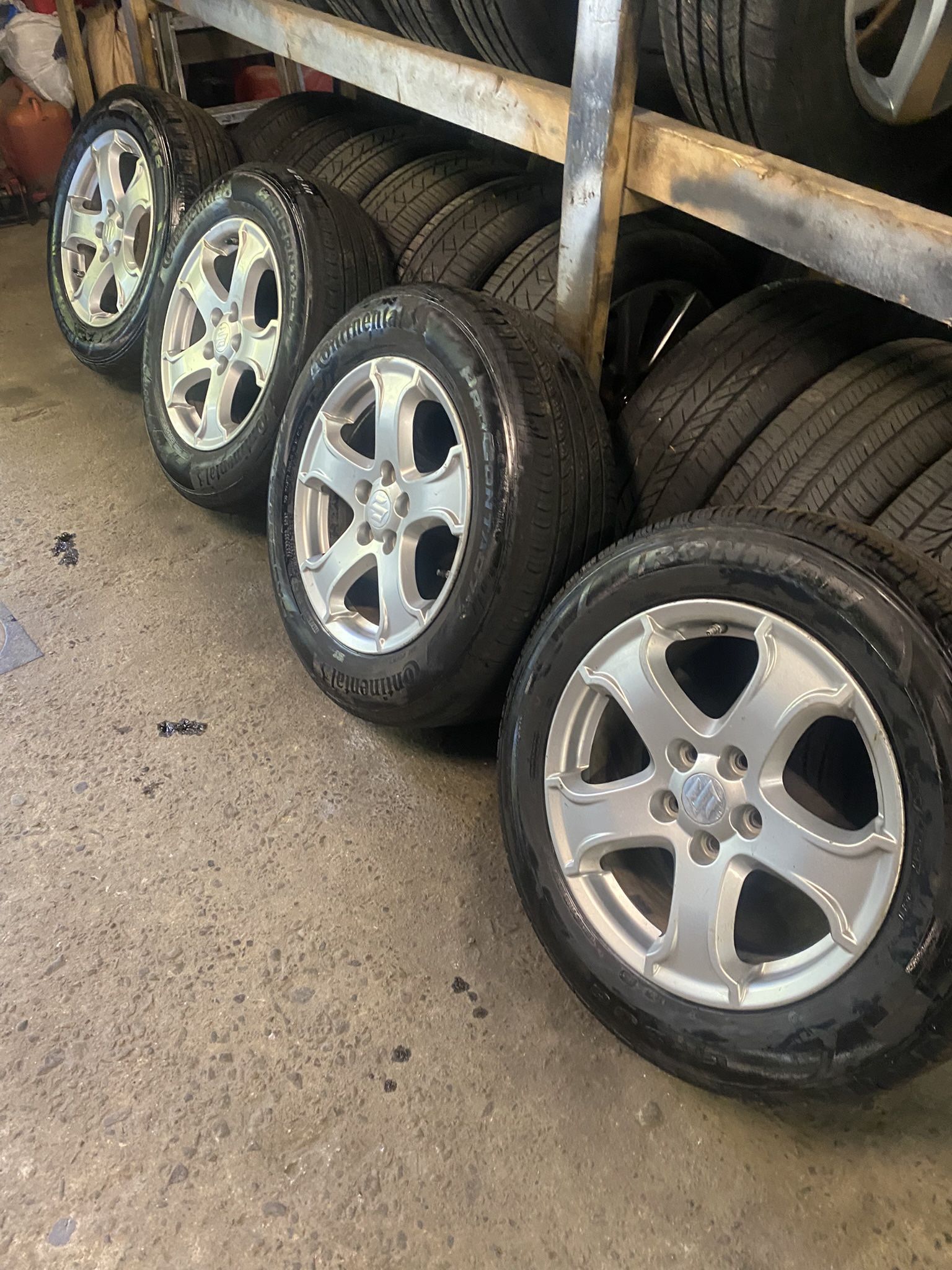 17” Rims And Tires