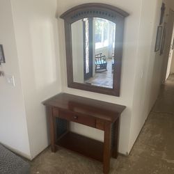 Table And Mirror