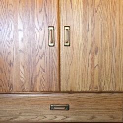 Solid Oak Armoire For TV  50.00