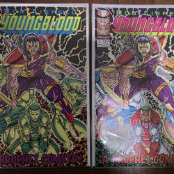 Youngblood, comics, 2 variants, by Rob Liefeld 