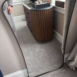 CB2 Elroy Walnut Mirror
