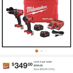 Combo Set Hammer Drill Wit Impact 4 Speeds 3 Lights New Model For Hard Reach Spots