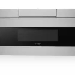 Sharp 30” 1.2 cu. ft. Built-In Microwave Drawer with Concealed Controls and Sensor Cooking in Real Stainless Steel