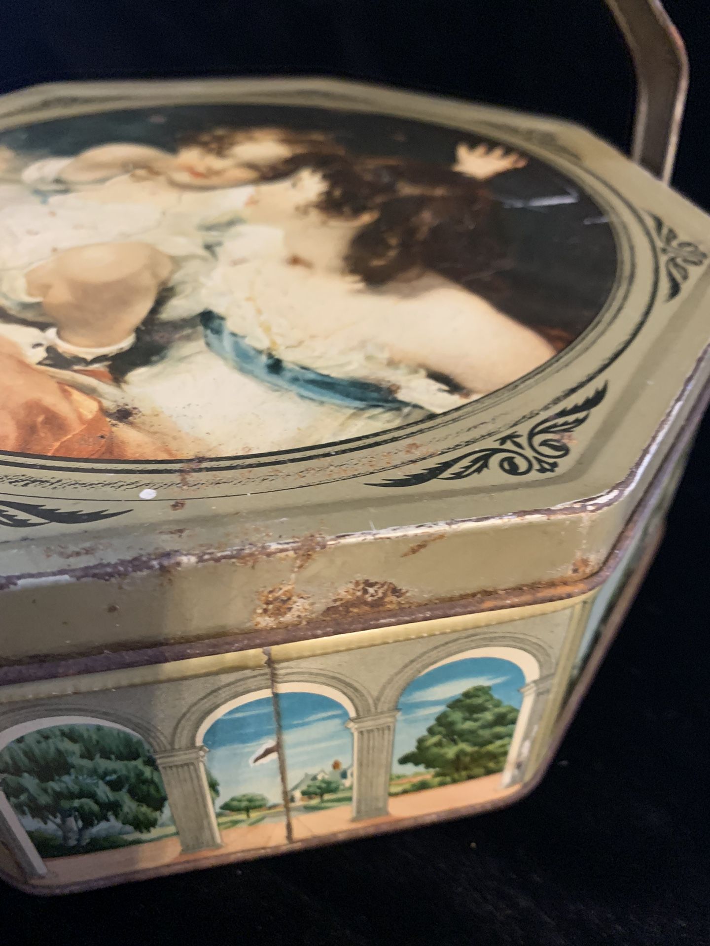 The Calmady Children Vintage Tin with Metal Handle