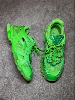 Size 14 - Balenciaga Track.2 Clear Sole Fluo Green