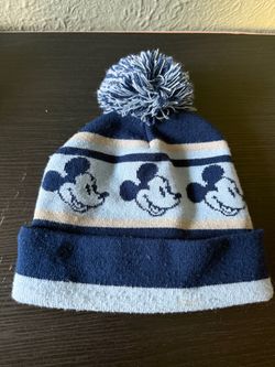 Kids beanie mickey mouse , blue