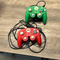 Switch Mario And Luigi Controllers 