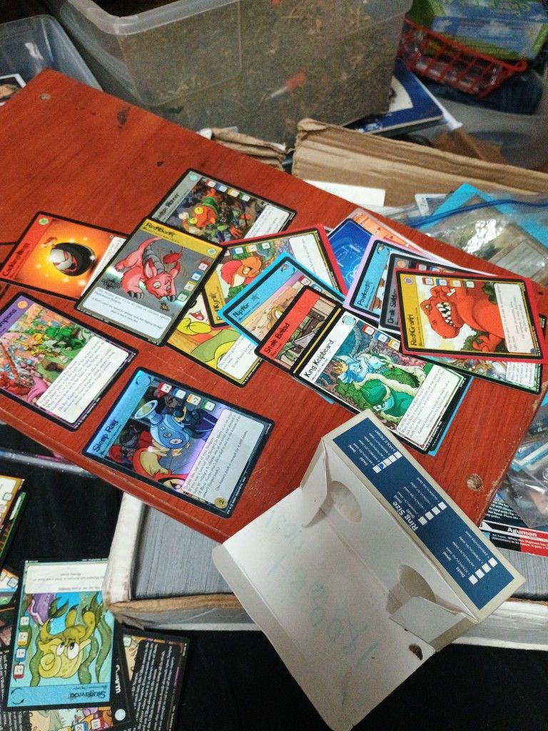 Neopets TCG Cards Wizards Of The Coast Area