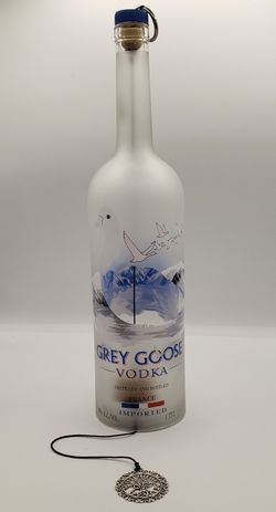 Grey Goose Vodka Bottle Wind Chime 