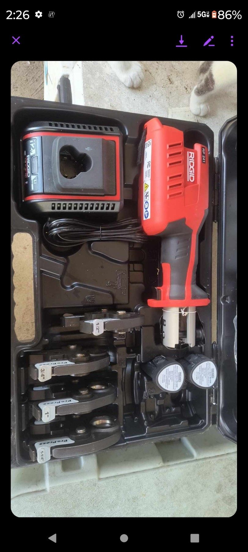 ridget Pro Press Gun RP 241
