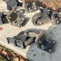 6” Colon Tech-lock Castors Wheels Heavy Duty 