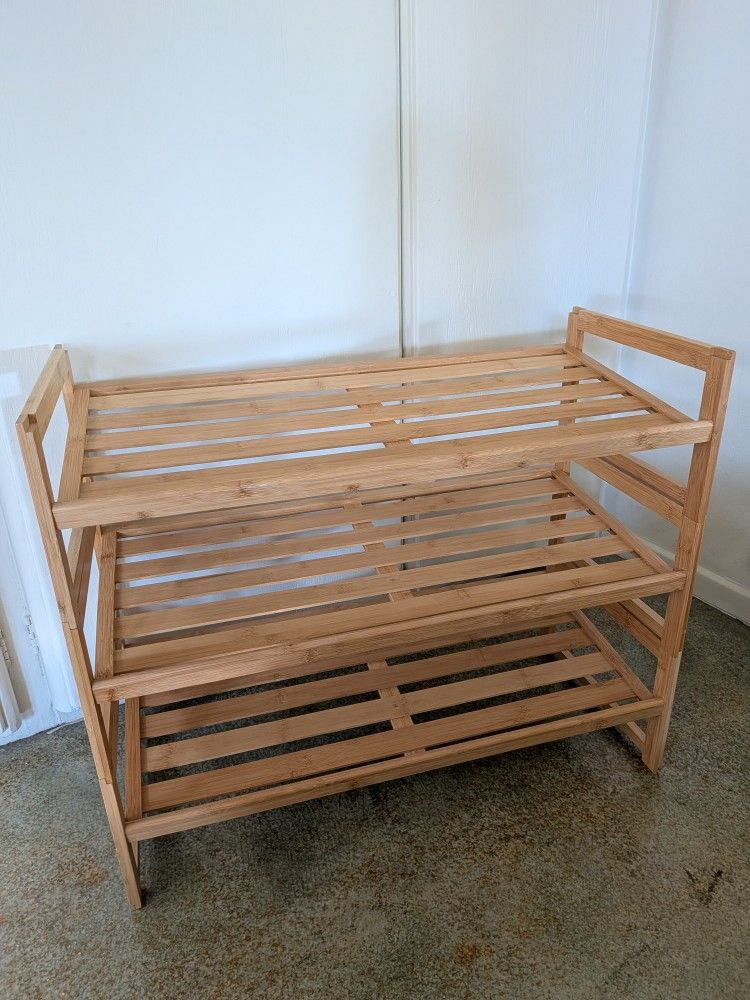 3-Tier Bamboo Shoe Rack - Better Homes & Gardens 