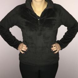 The North Face Fleece Fuzzy Cozy Quarter Zip Pullover Women's Size L Like New MSRP $100
