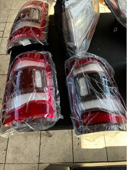 New Car Headlights & Tail Lights - 9 Pieces