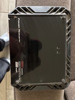 Power Acoustik BAMF 2000W Class D Mono Amplifier