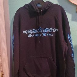 Santa Cruz Nsvy Blue Sweatshirt...size Large..like New@