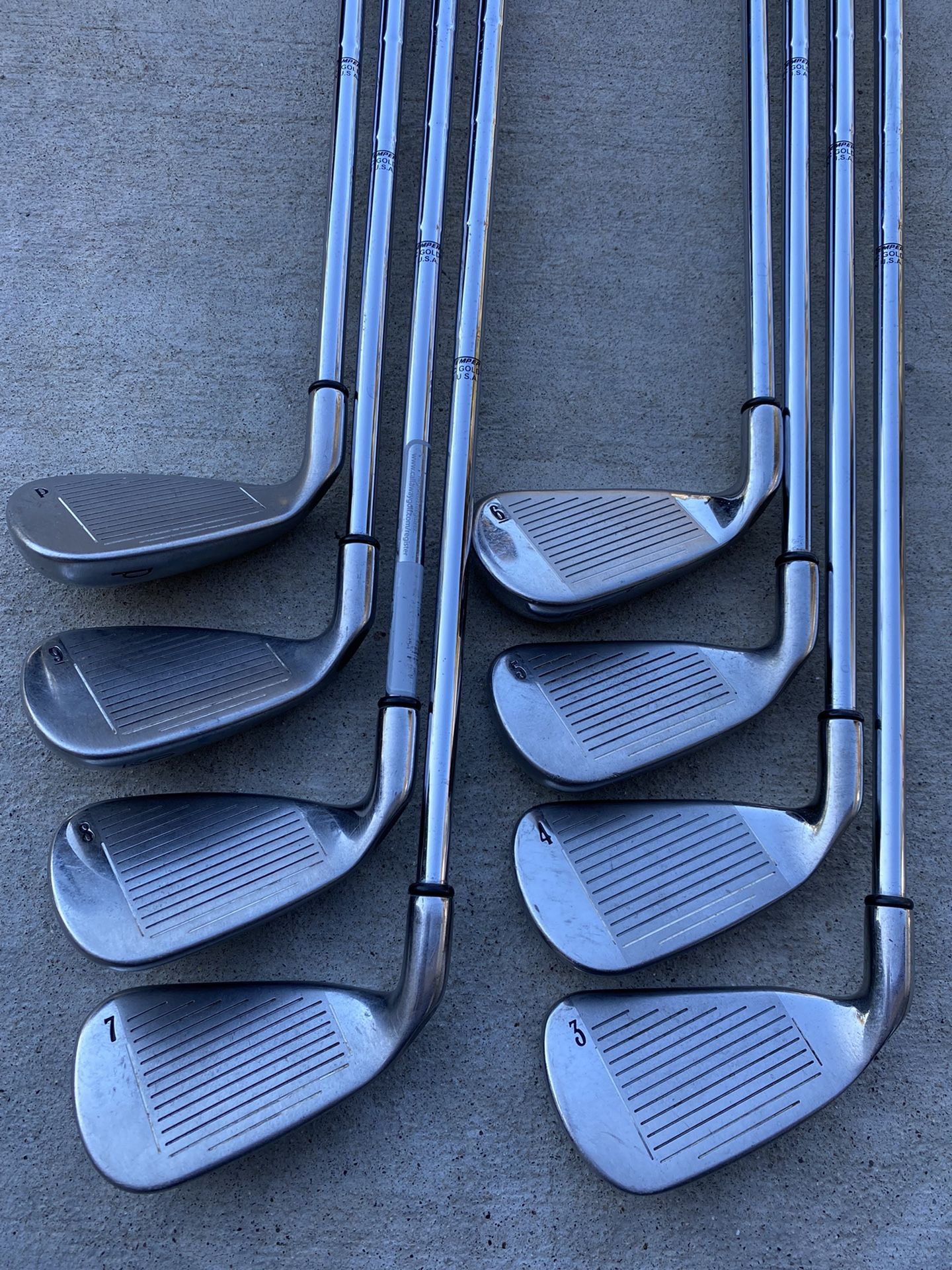 Callaway X18 Irons Steel RH for Sale in Chula Vista, CA OfferUp
