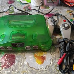 Green Nintendo 64 