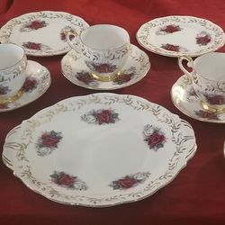 Set of Vintage Queen Anne China