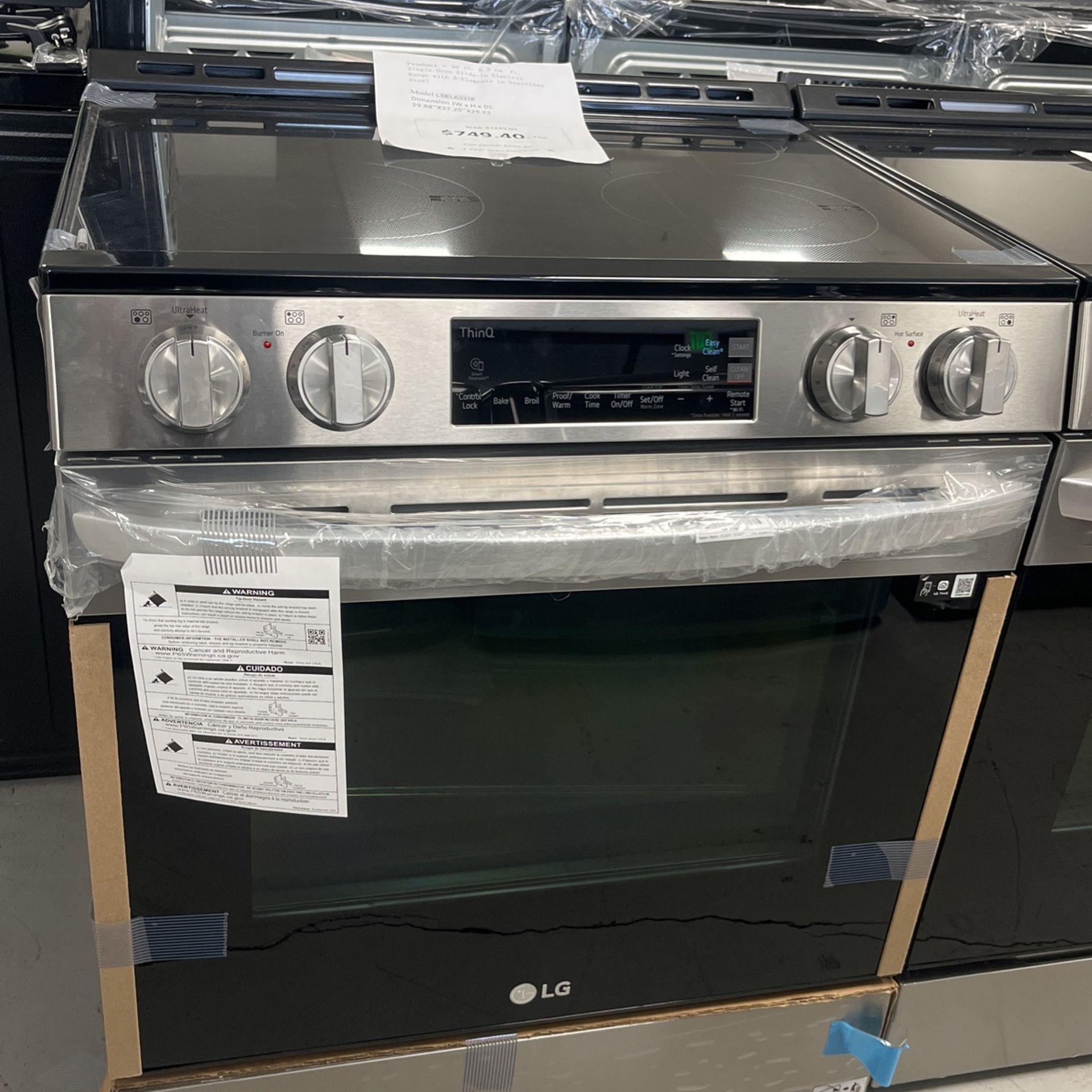 LG Electric Stove