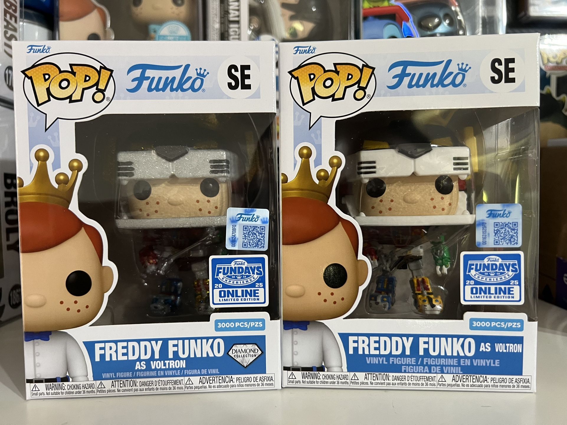 Funko Pop Fundays 2025 Freddy As Voltron Diamond 