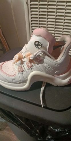 Louis Vuitton female high top sneaker