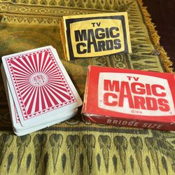 1970s TV Magic Cards 