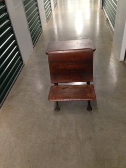 Antique school desk