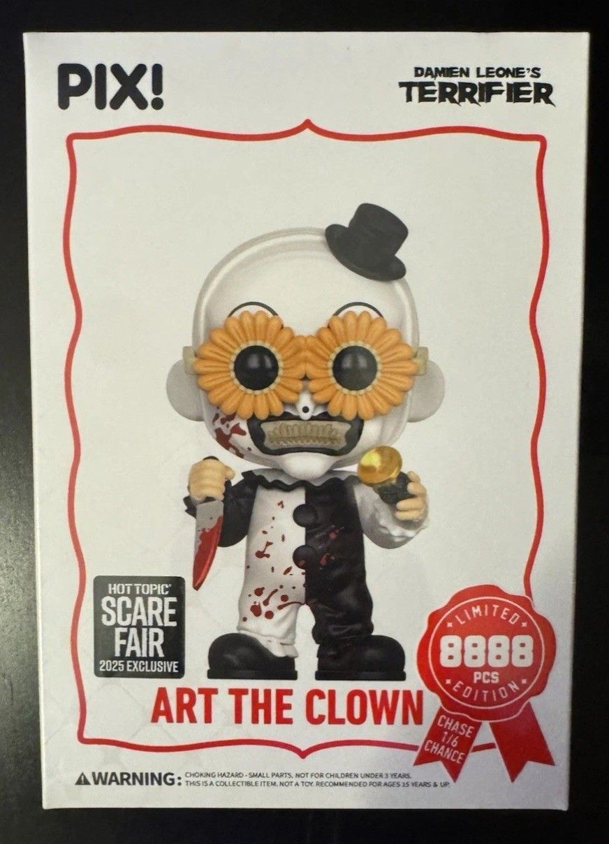 Funko Pop Art The Clown Scare Fair Exclusive Thrilljoy (Chance At Chase)