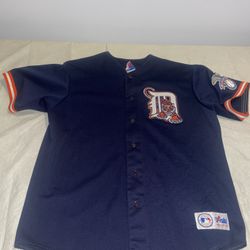 Majestic Al Kaline Detroit Tigers Jersey Navy Blue Men Xl American League Usa #6