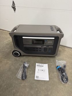Anker SOLIX F3000 3600 -Watts Portable Power Station  Model #SOLIX-82-PPS 1600+ tax at Lowes website you never been used, took out of the box and char