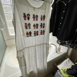 White New Dress 