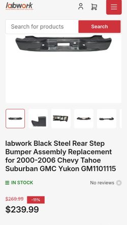 Chevy rear bumper