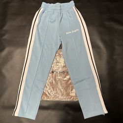 Palm Angels Light Blue Pants Size S