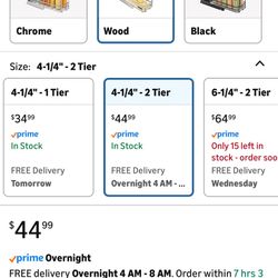 2 Sliding Seasoning Organizers