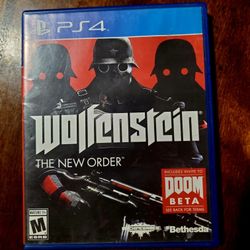 Wolfenstien The New Order PS4