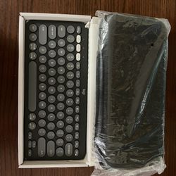 Logitech Pebble Keys 2 K380 Wireless Keyboard & Hard Case