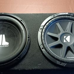 12in Kicker Comp & 12in JL Audio W3V2 In BOX
