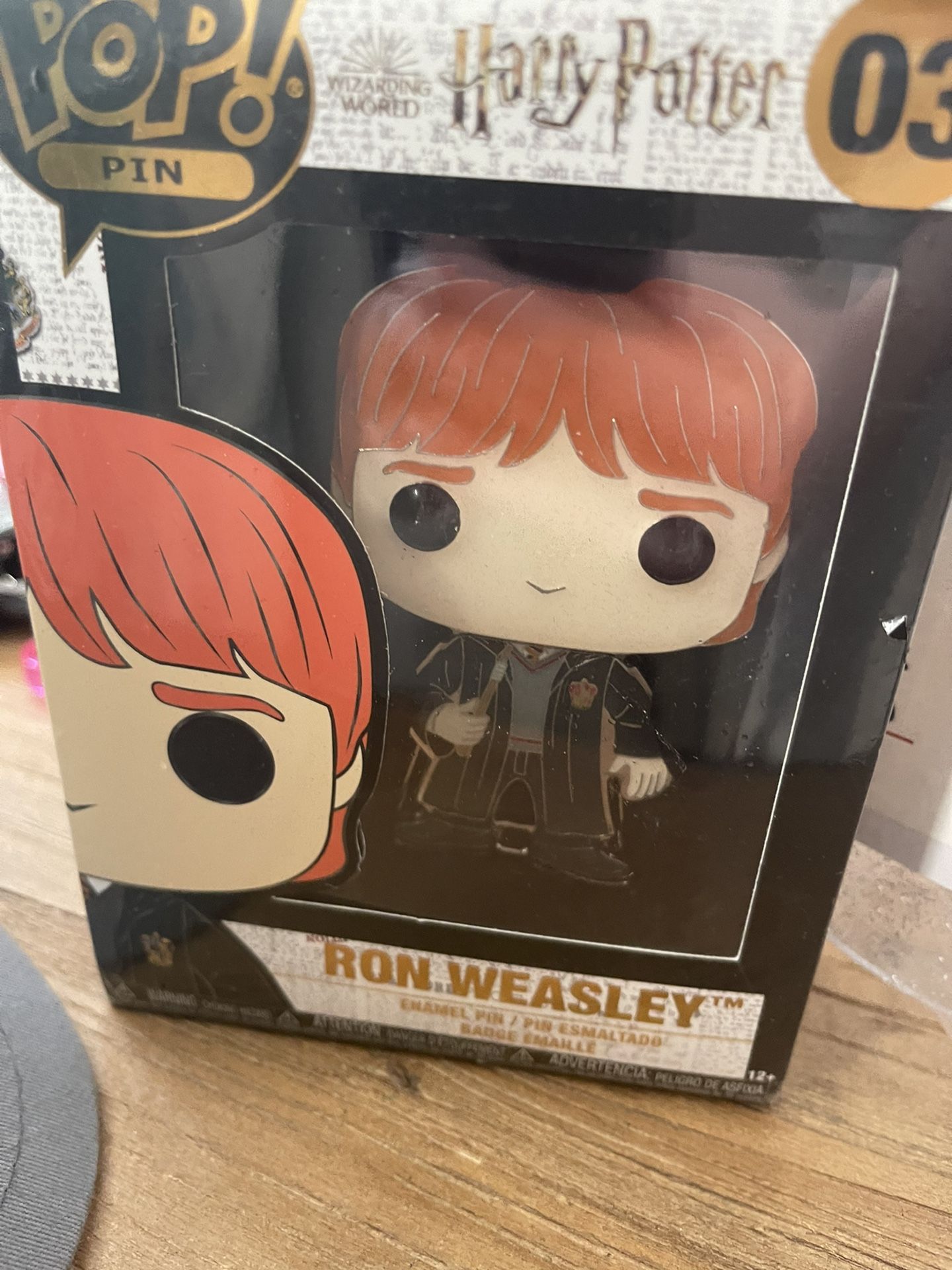 Funko Pop Harry Potter Ron Weasley Funko Pop Enamel Pin