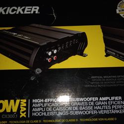 New Kicker Sub Amplifier 