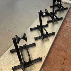 Bike Racks On Stainless Steel 
