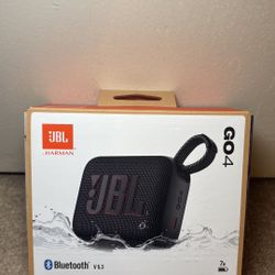 JBL GO4 Portable Wireless Speaker Bluetooth Waterproof Dust-proof IP67 Black NEW