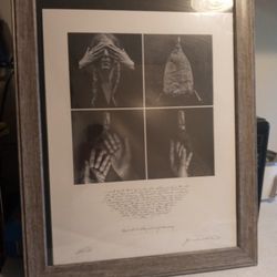 Supplication To Nature - Autographed Print By Patti Smith & Steven Sebring 