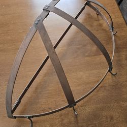Copper pot rack