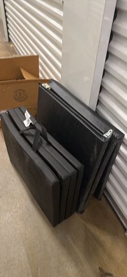 Cushioned yoga mats